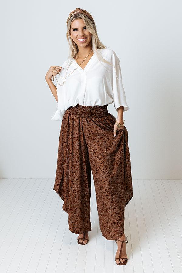 Good Dream Leopard Pants In Cinnamon Product Image