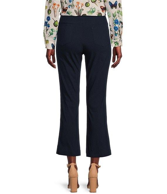 J.McLaughlin Ivy Front Seam Detailed Kick Flare Leg Hem Cropped Pull-On Pants Product Image