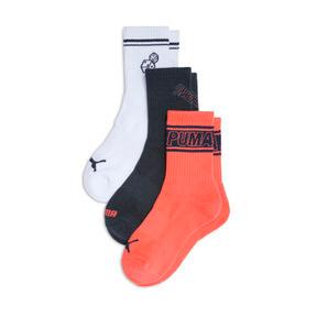 PUMA Women's Half-Terry Low Cut Socks (3 Pairs) Product Image