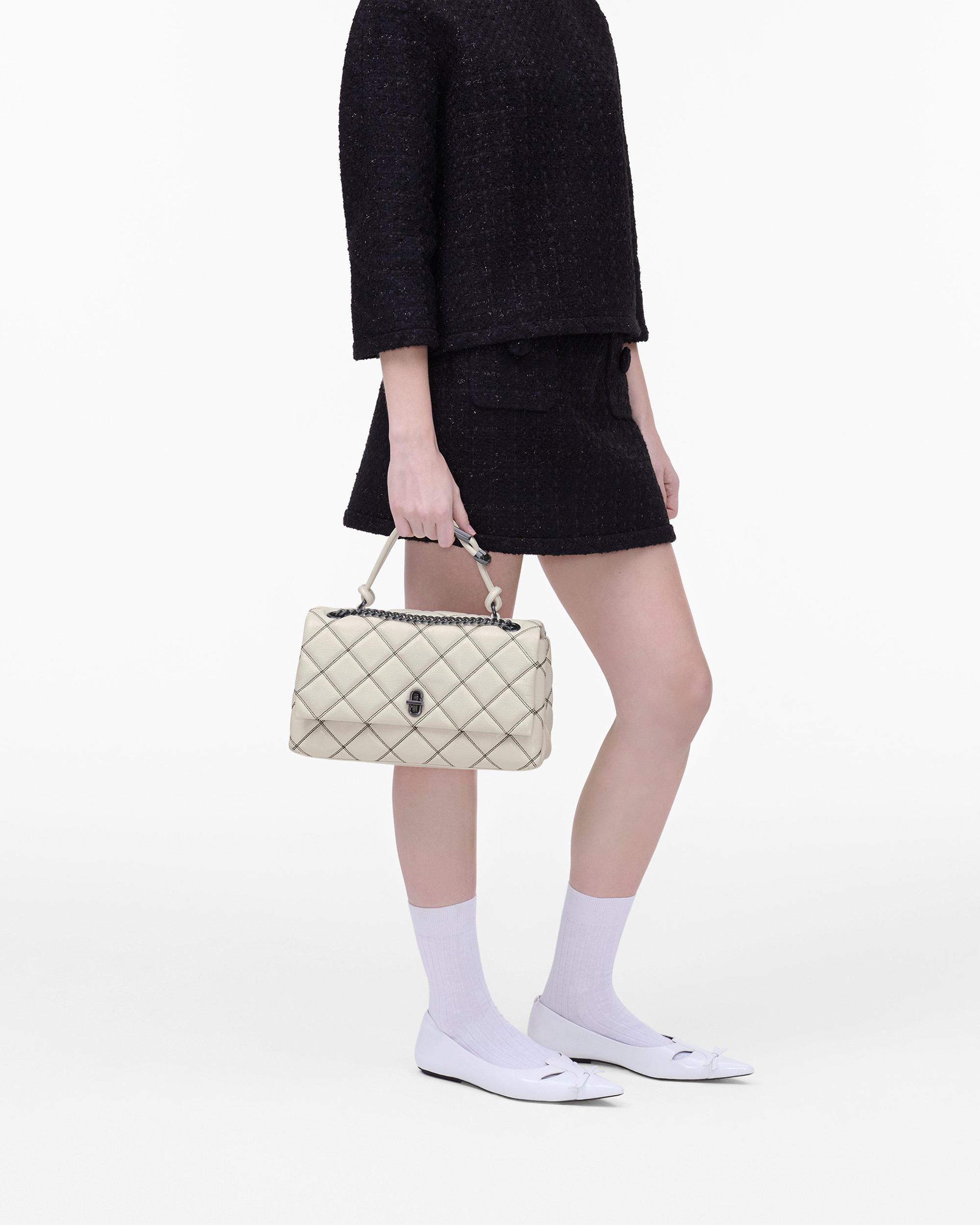 The Bi-Color Quilted Dual Convertible Shoulder Bag Product Image