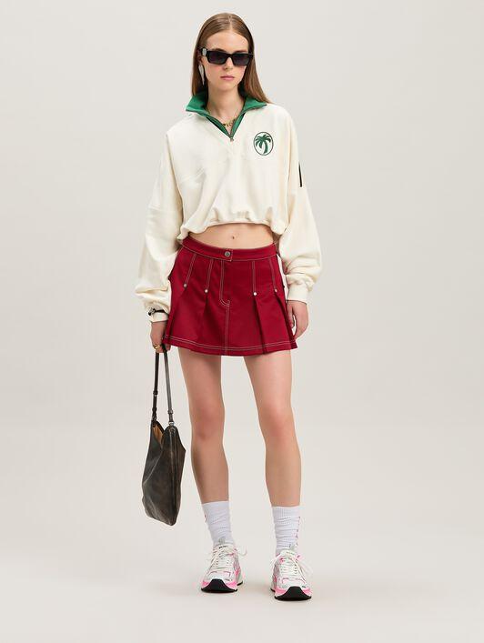 VINTAGE PLEATED MINI SKIRT Product Image