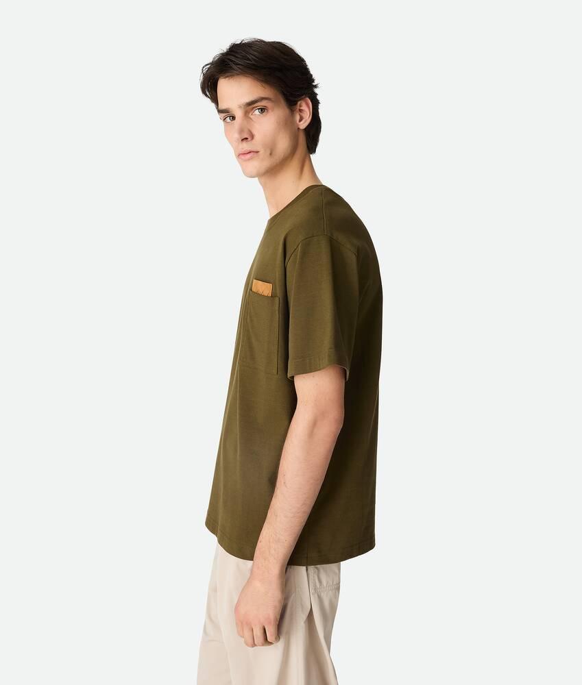 Men's Pima Cotton Jersey T-Shirt in Pine green Product Image