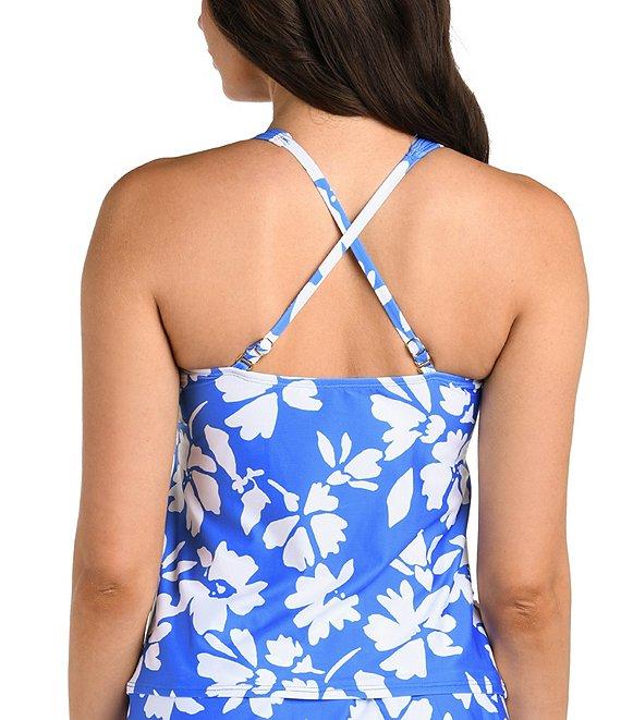 24th & Ocean Marseille Floral Banded Waist Skort Swim Bottom Product Image