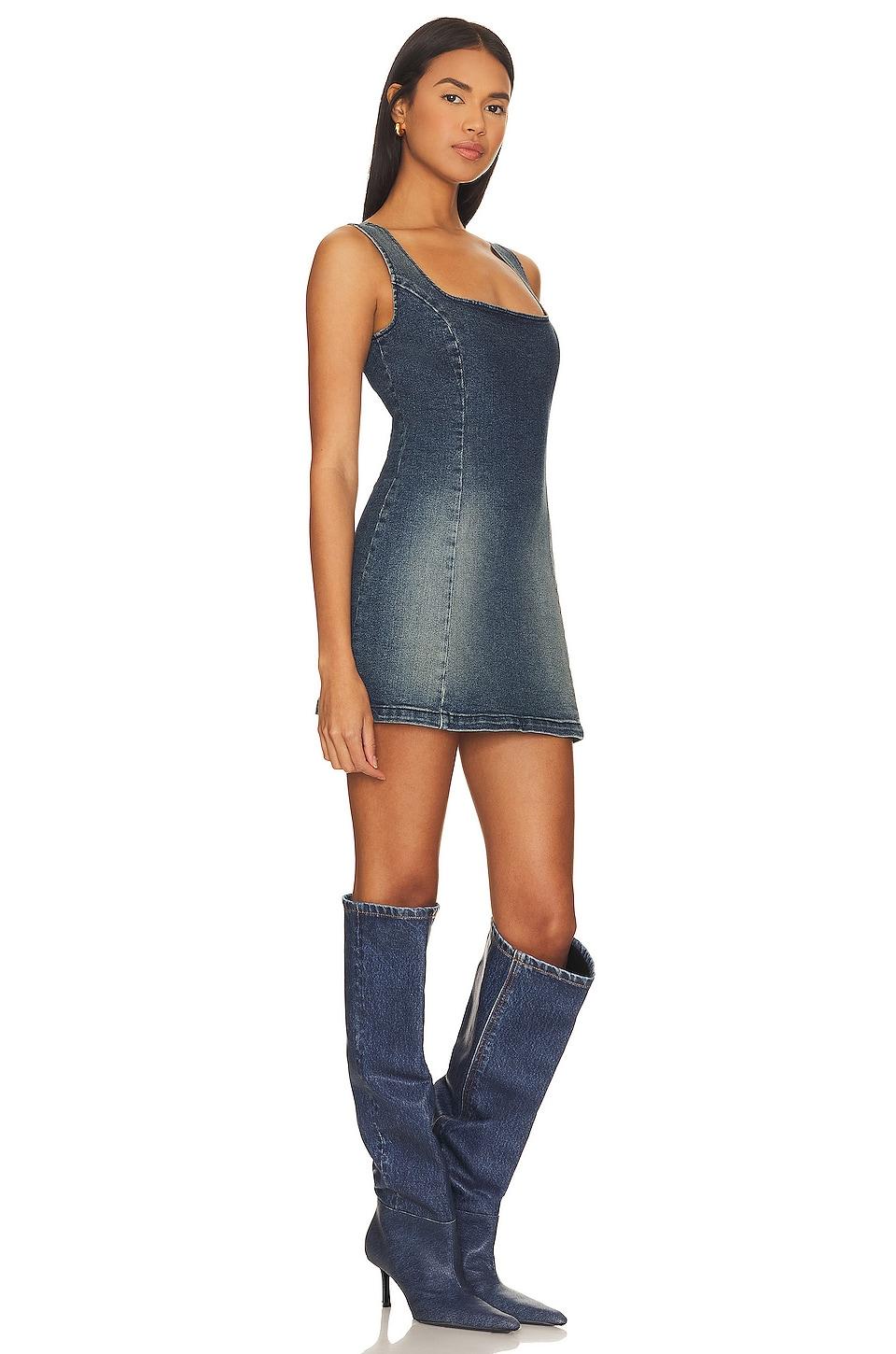 Devan Denim Mini Dress EB Denim Product Image