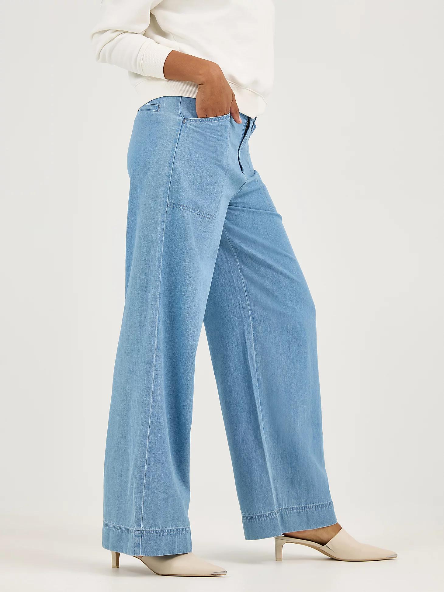 Women's Legendary High Rise Drapey Trouser Jean | Women's Jeans | Lee® Product Image