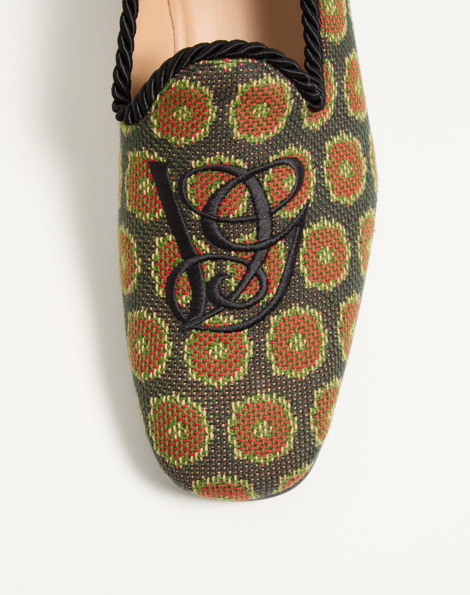 Les Alcôvettes Loafer In Jacquard Fabric Product Image