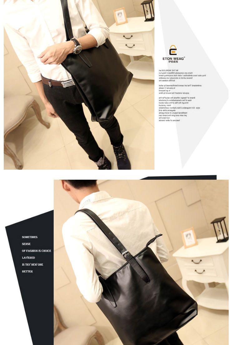 Faux Leather Tote Bag Product Image