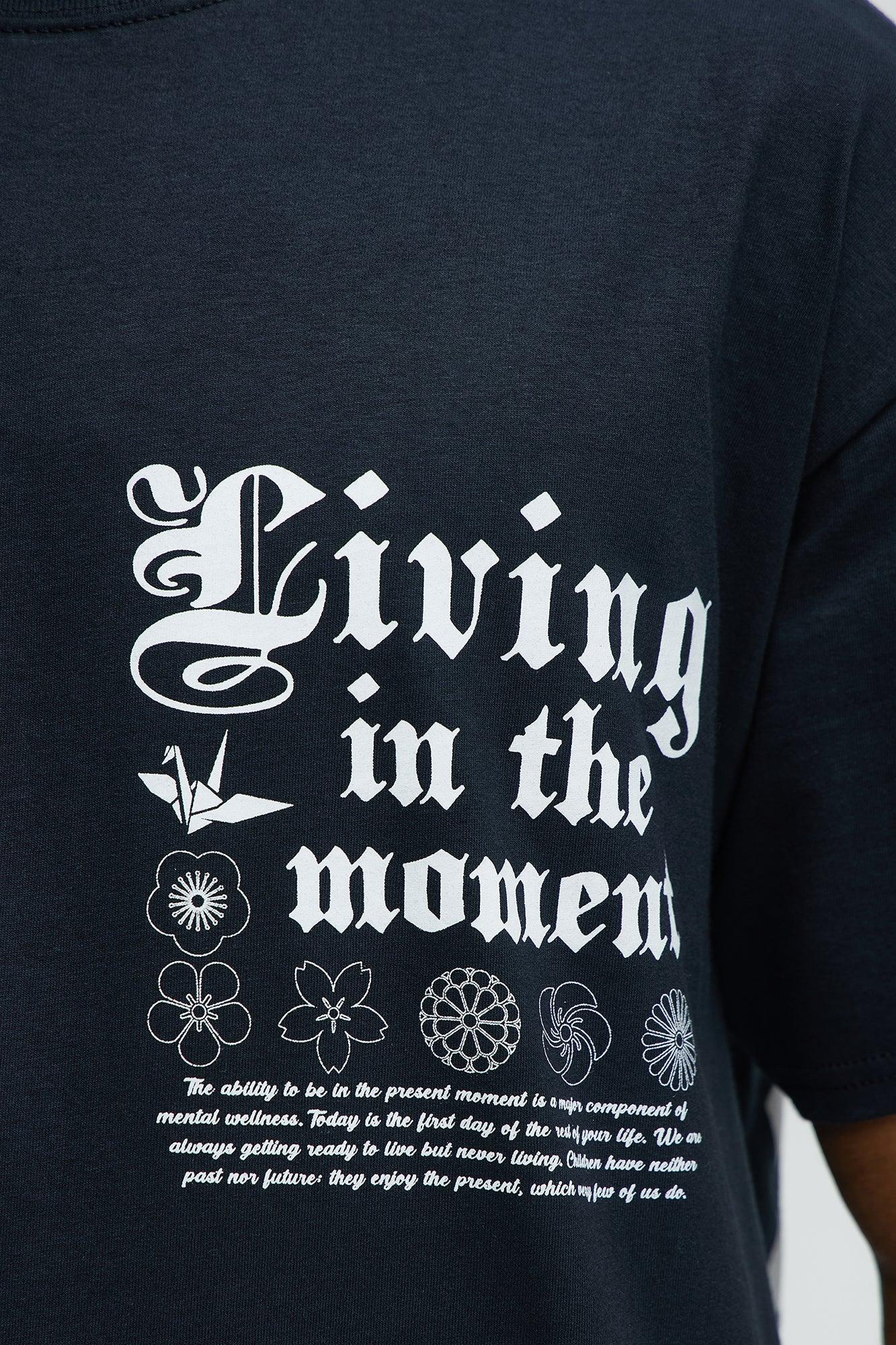 Living In The Morning Short Sleeve Tee - Black Product Image
