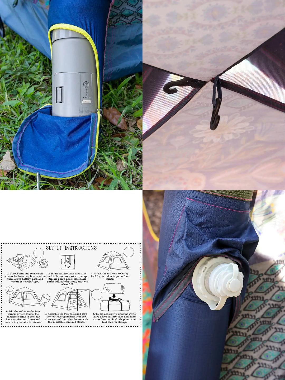 Live Happy Camping Tent Product Image