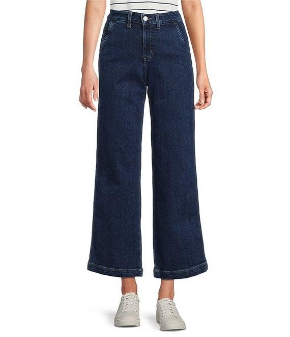 L.L.Bean 207 Vintage Stretch Twill Denim High Rise Wide Leg Jeans Product Image