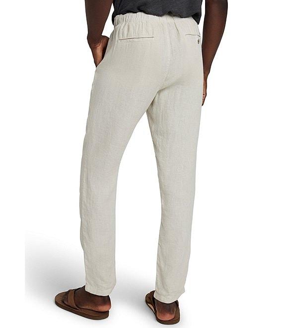 Faherty Slim Fit Linen Drawstring Pants Product Image