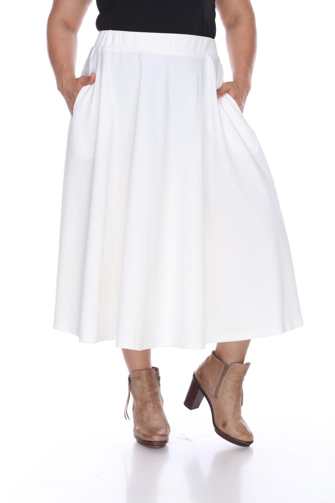 Tasmin Flare Midi Skirts - Plus Product Image