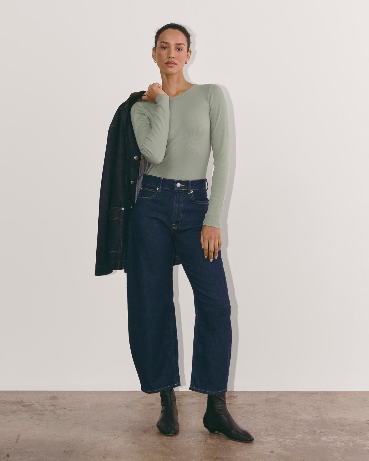 Womens Luxe Rib Long-Sleeve Crew Sweater by Everlane Product Image