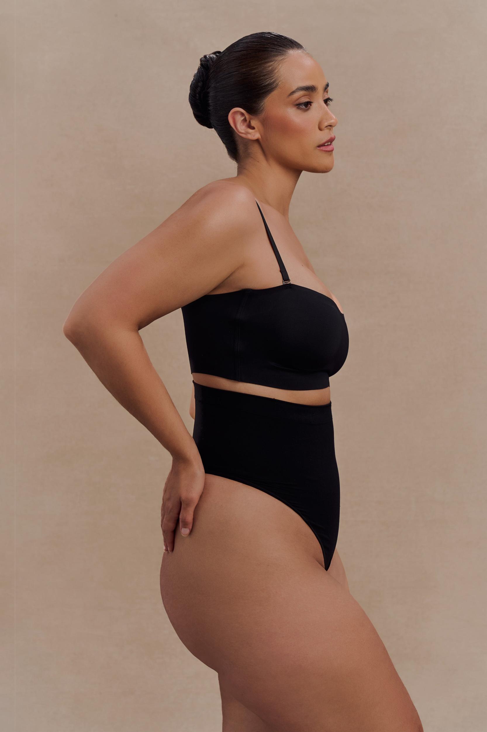 Saria High Waist Shapewear Briefs - Espresso Product Image