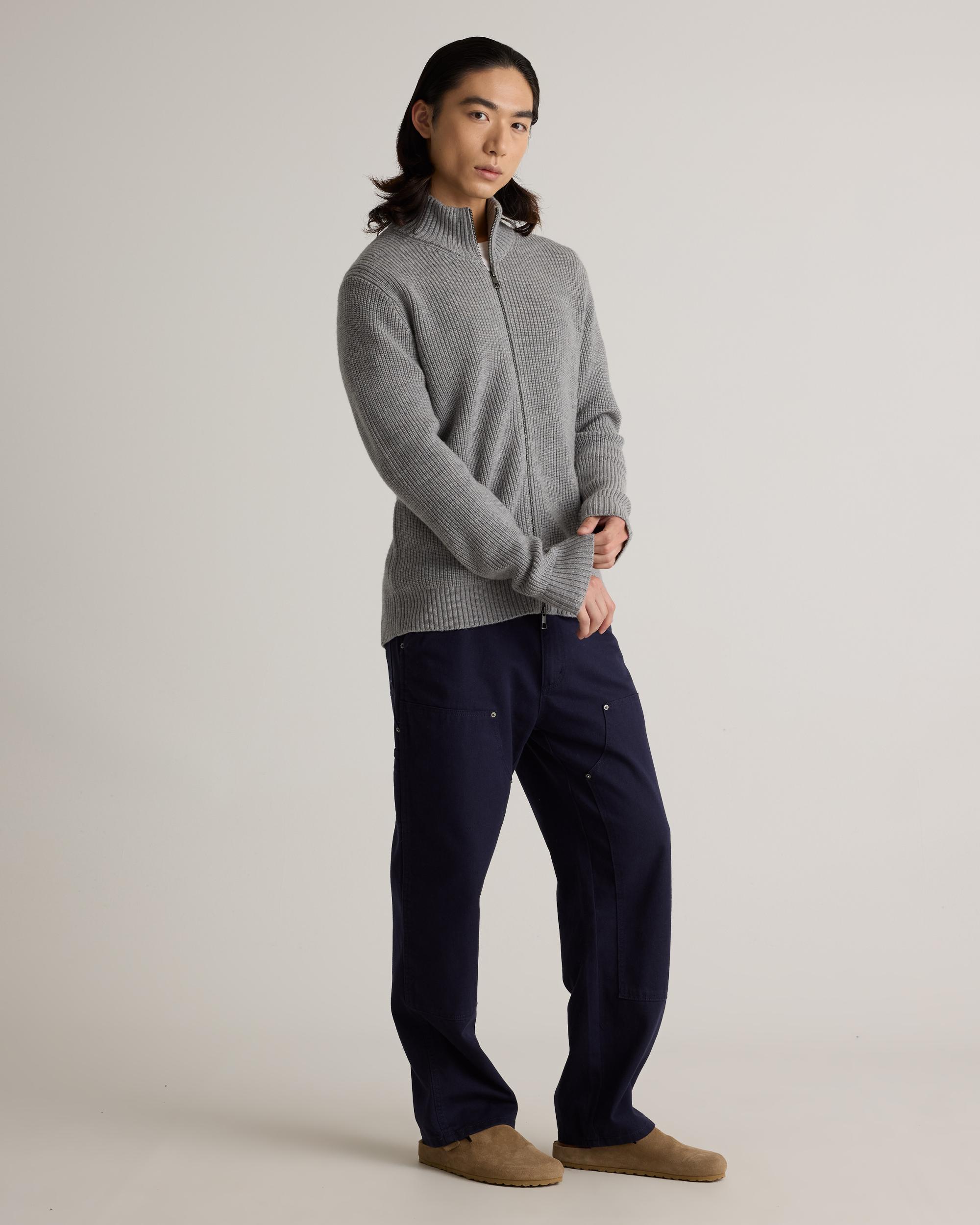 Quince | Men's Australian Merino Wool Full Zip Sweater Size XL Product Image