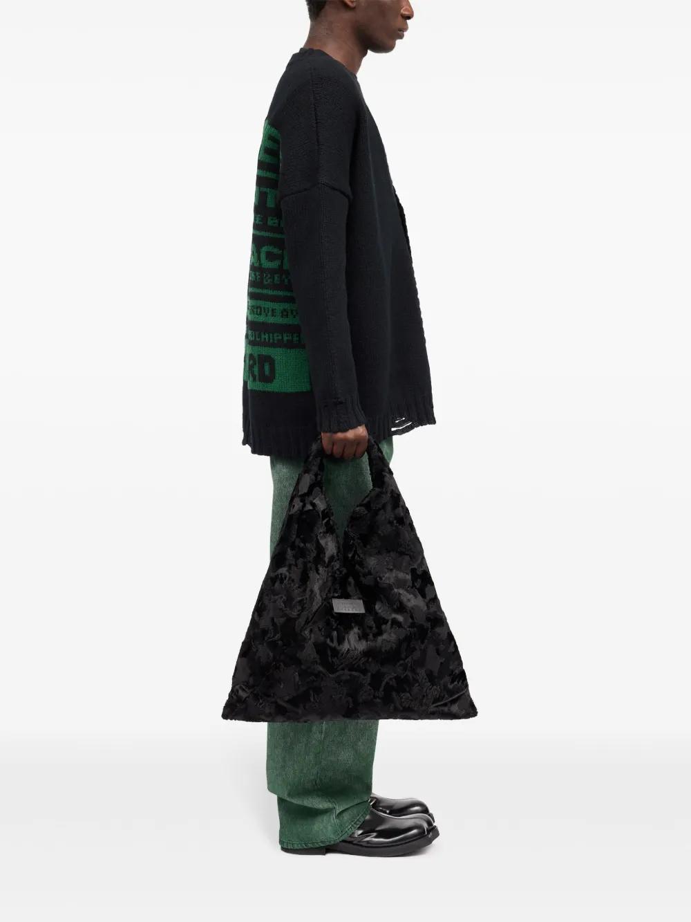 Classic Japanese faux-fur tote bag Product Image