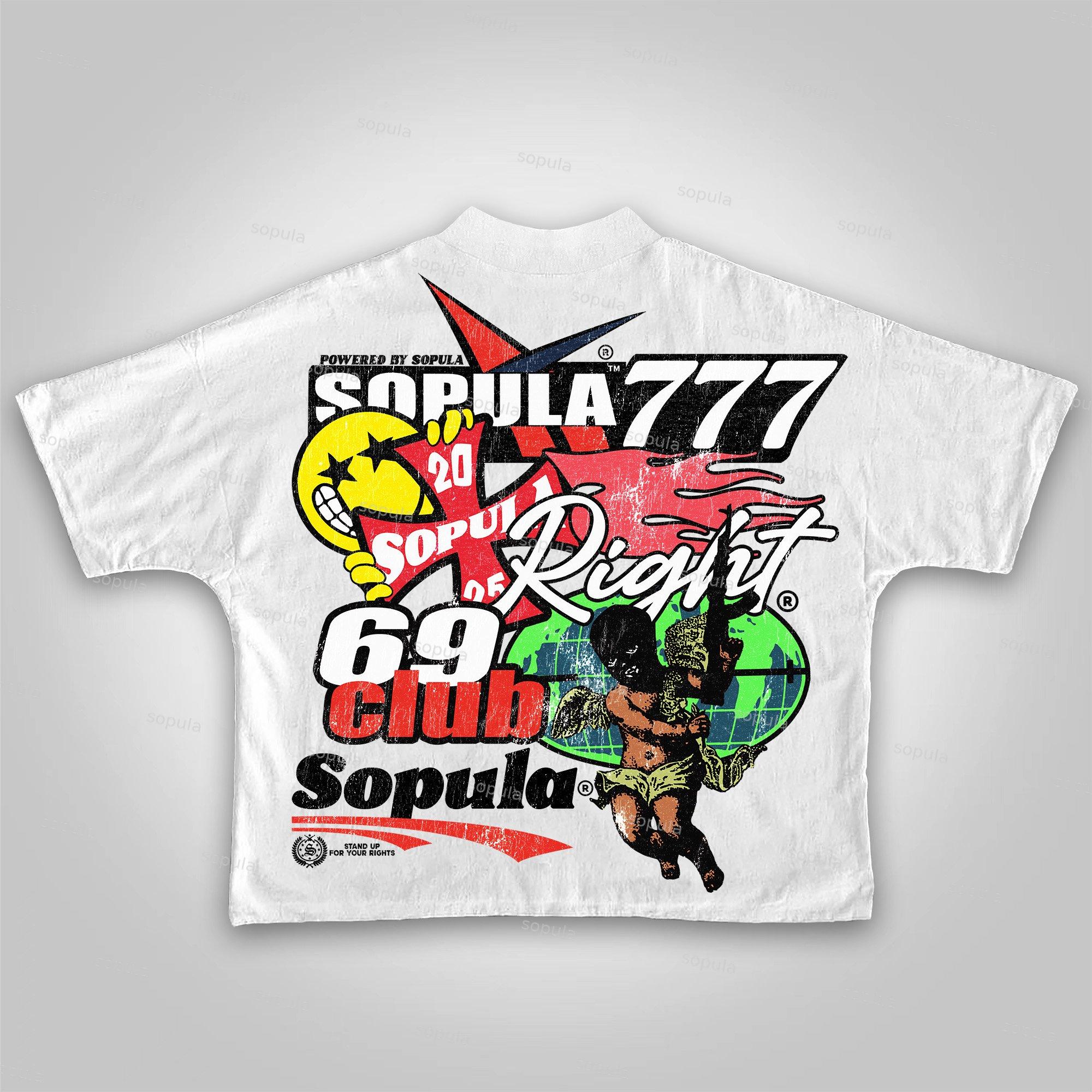 Sopula Street Stand Up For Your Rights Graphics Cropped T-shirts Product Image