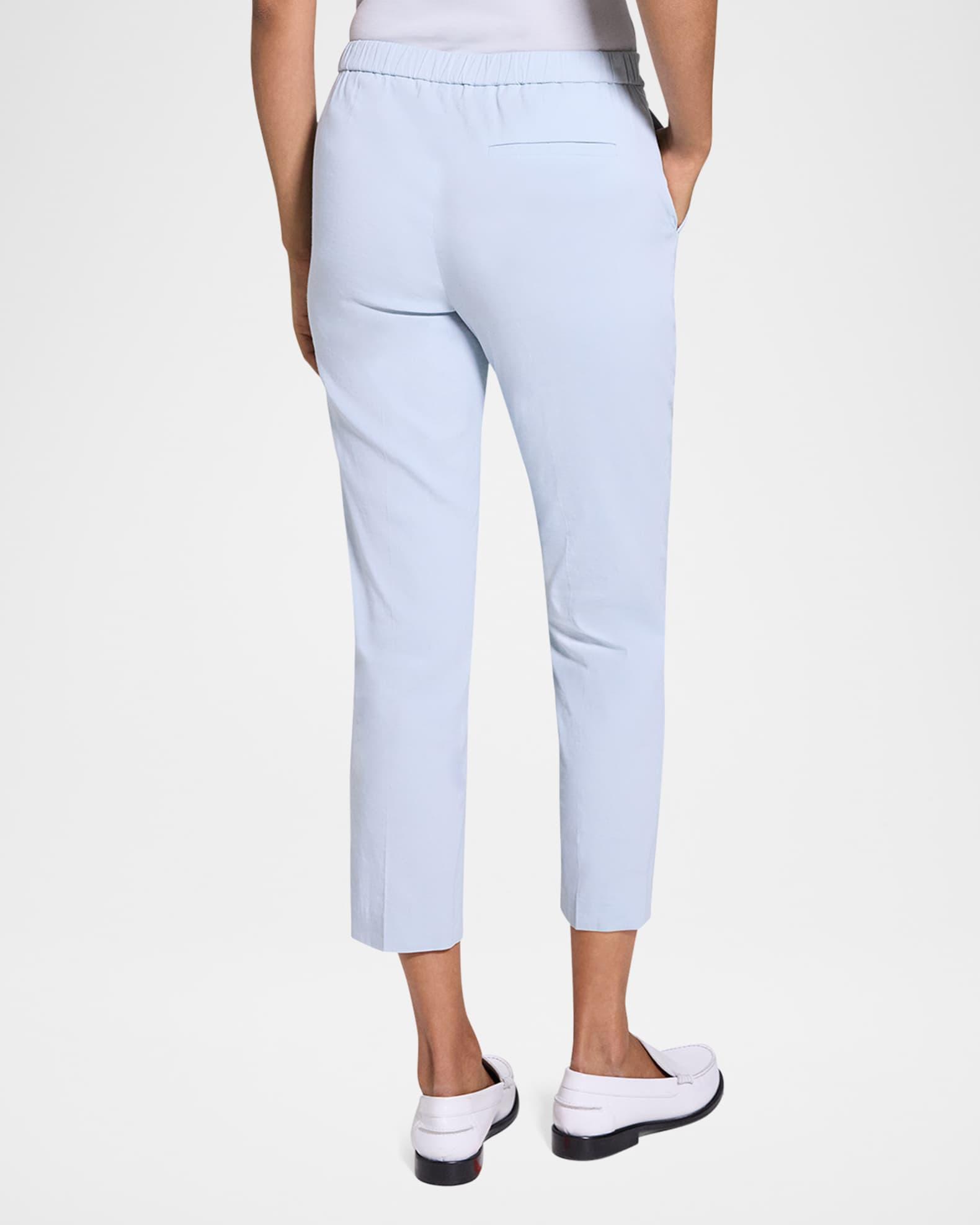 Treeca Good Linen Cropped Pull-On Ankle Pants Product Image