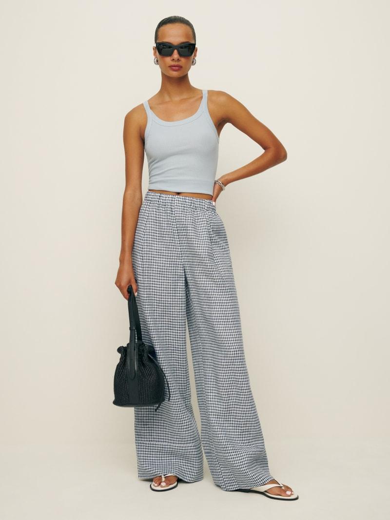 Fernando Linen Wide Leg Pant Product Image