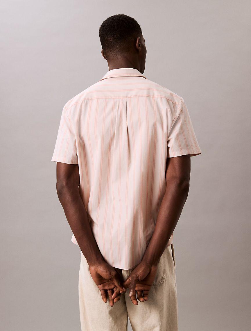 Poplin Stripe Classic Button-Down Shirt  Product Image