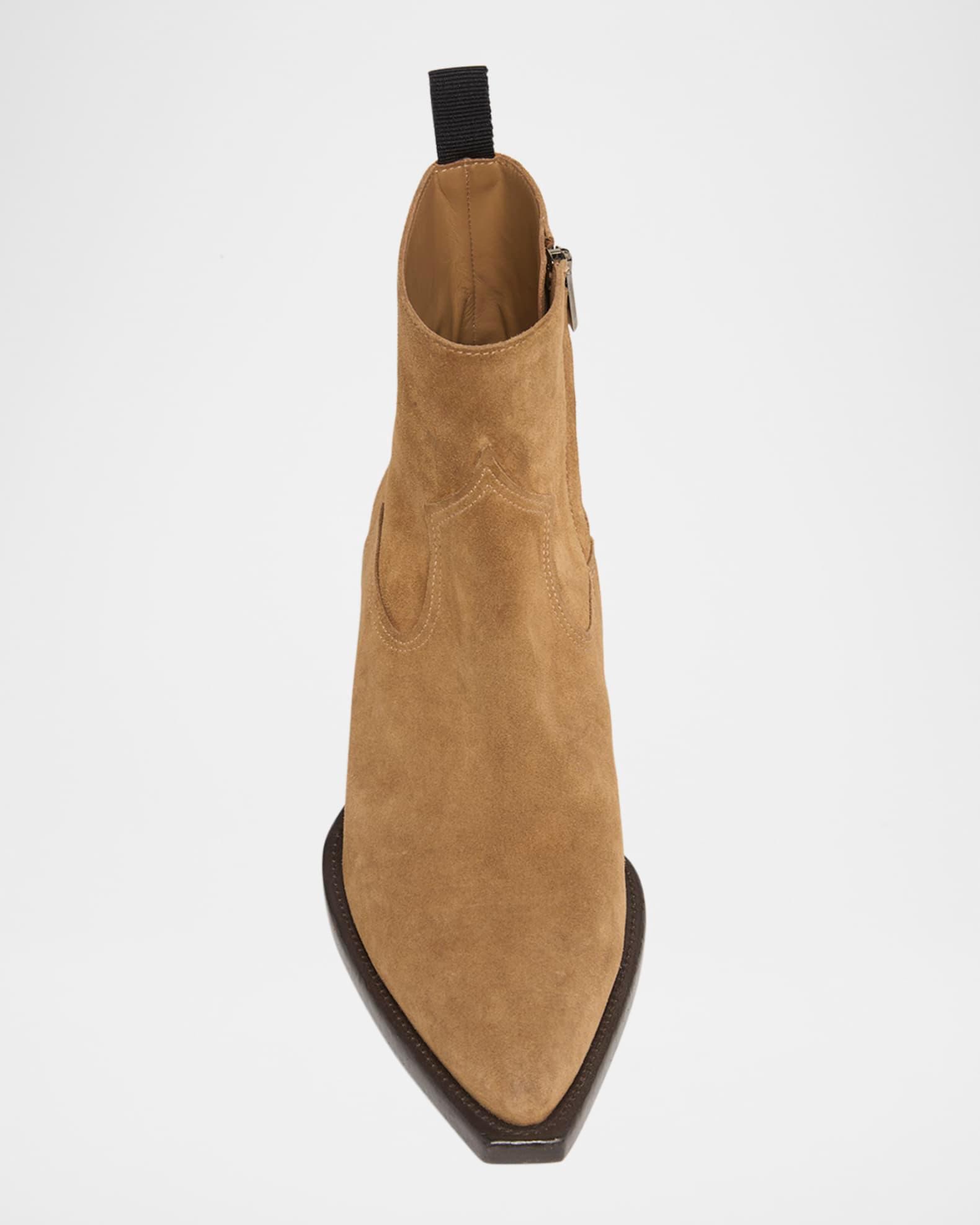 Men's Debbie Suede Side-Zip Ankle Boots Product Image