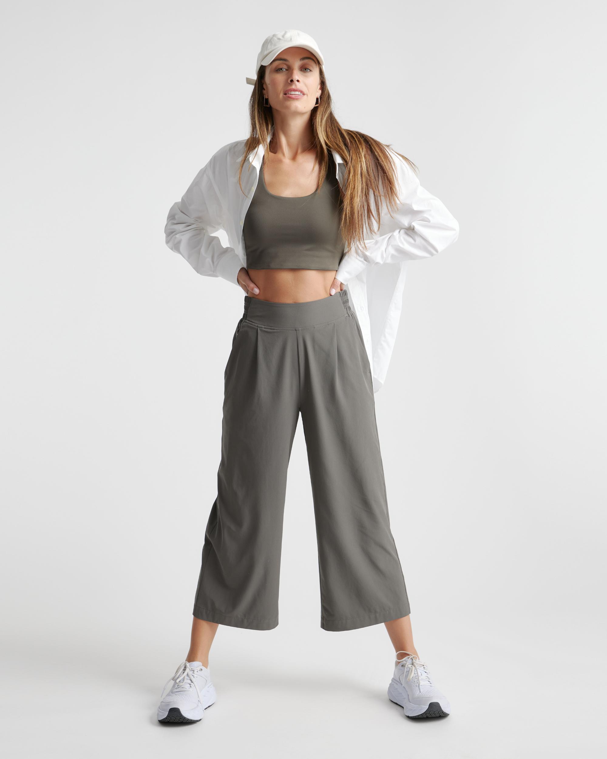 Quince | Women's Performance Tech Wide Leg Pants Size XS, Recycled Polyester Product Image