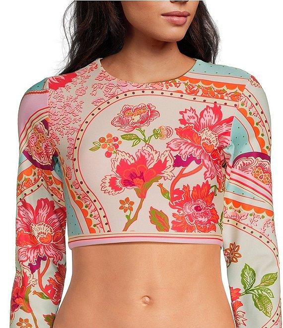 Maaji Flirt Floral Groove Reversible Classic Swim Bottom Product Image