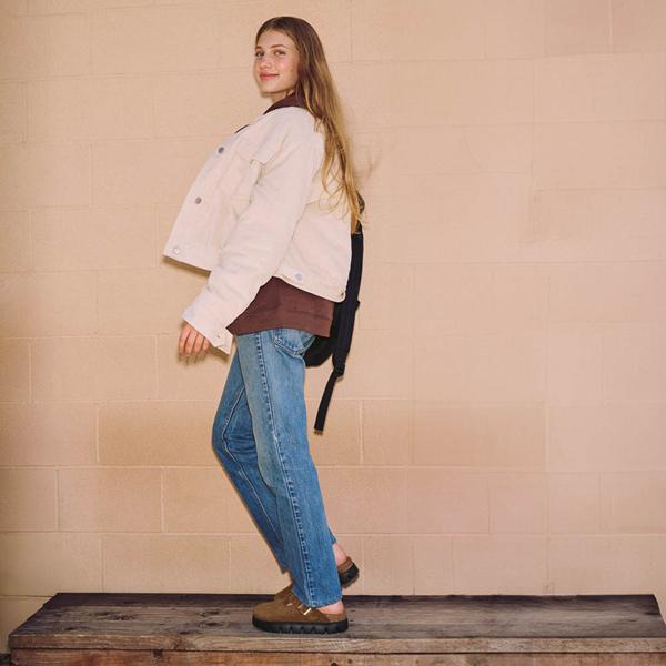 Womens Papillio by Birkenstock® Boston Chunky Sandal - Dark Tea Product Image