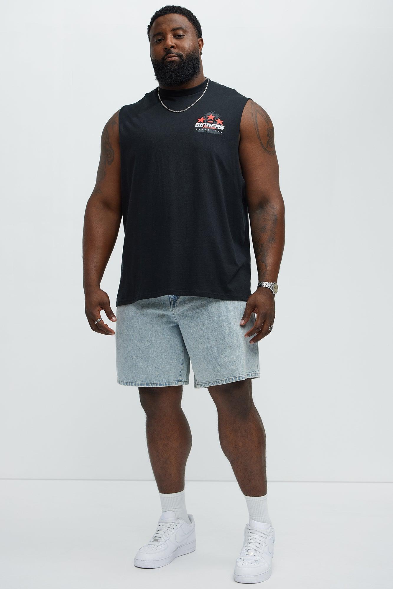 Sinners Paradise Muscle Tee - Black Product Image