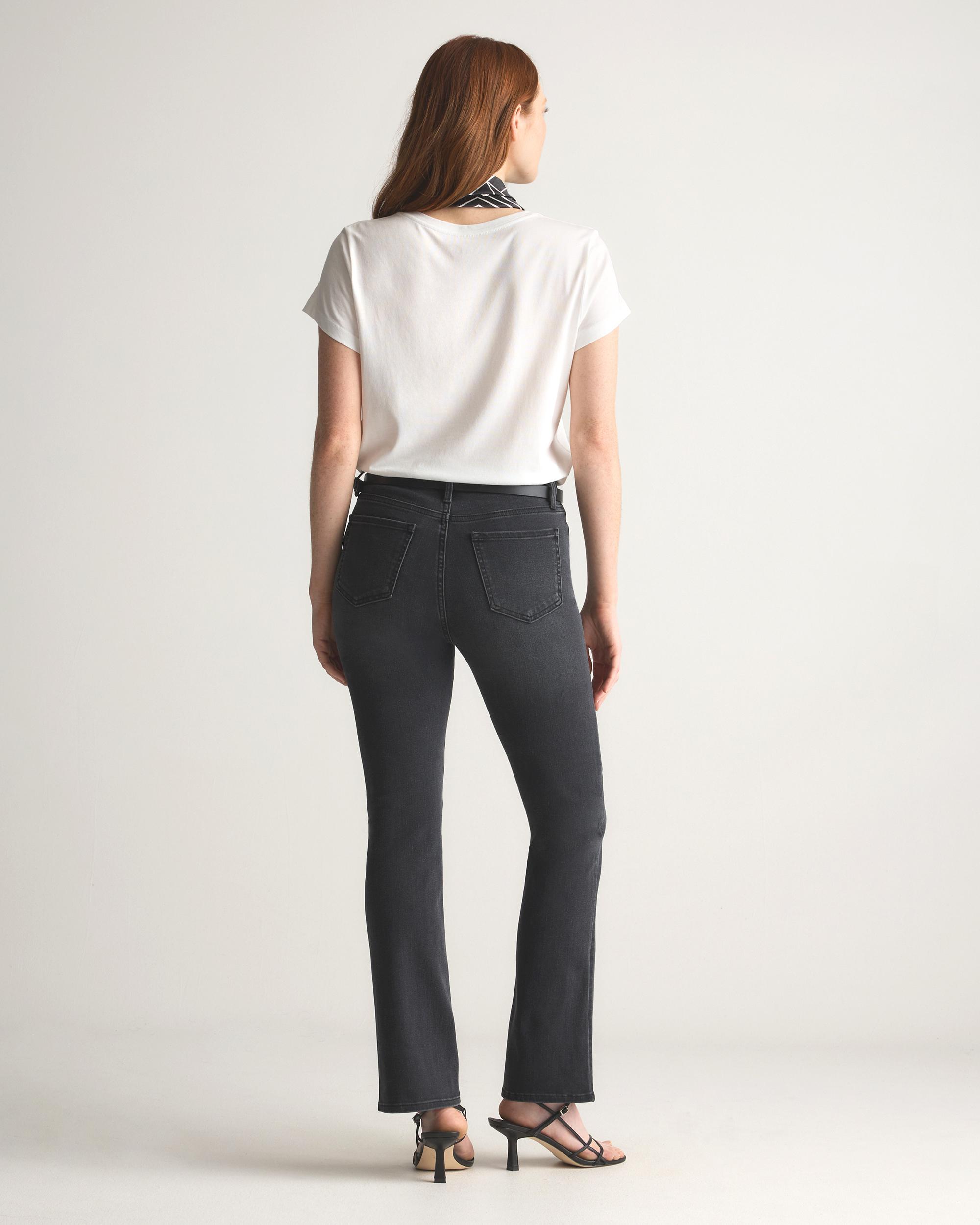 Quince | Women's Bella Stretch Kick Flare Jeans Organic Cotton Product Image