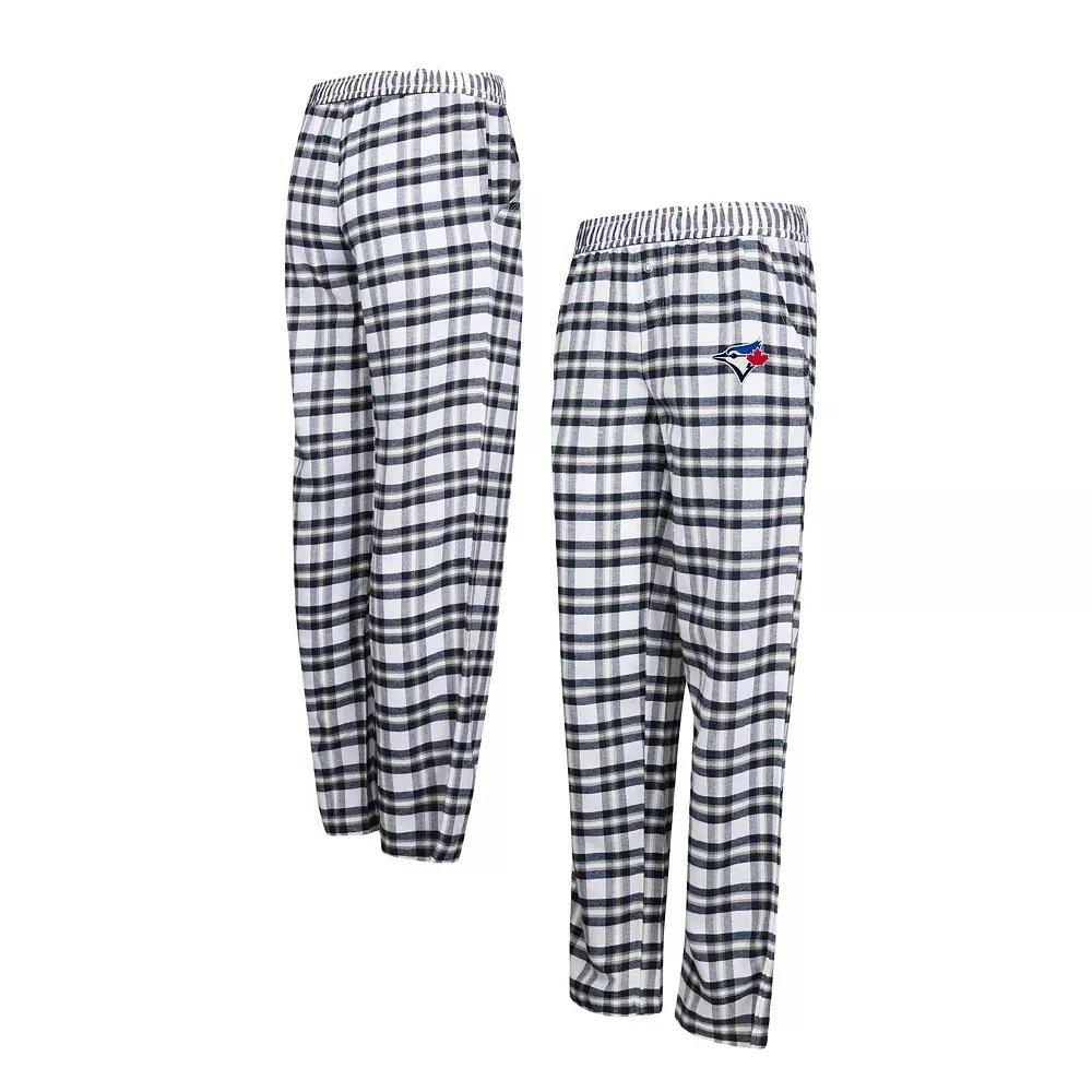 Women's Concepts Sport Navy/Gray Toronto Blue Jays Sienna Flannel Sleep Pants, Size: Small, Jay Blue Product Image