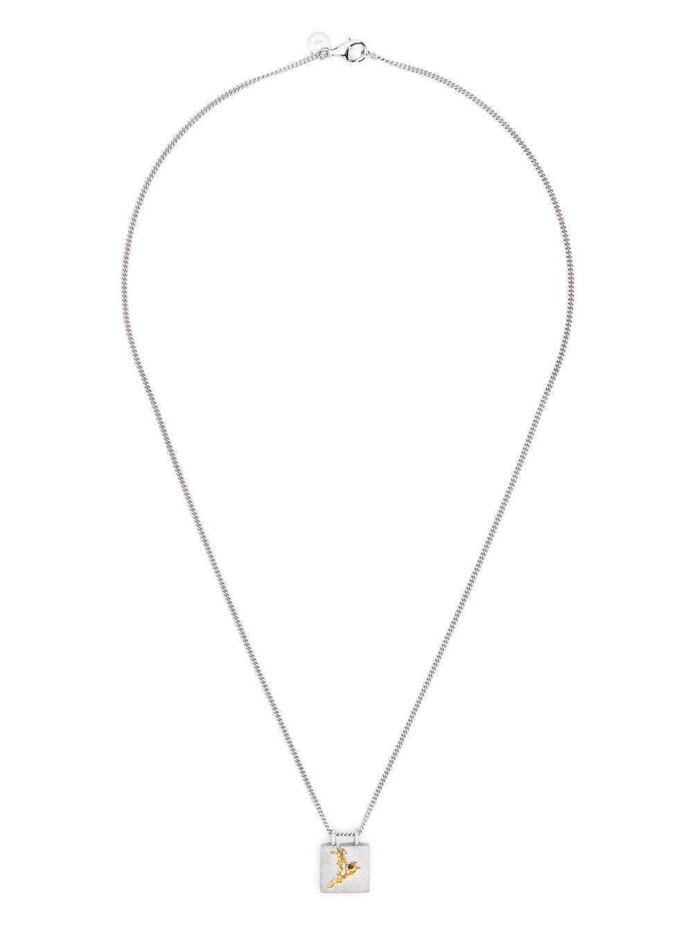 Mined Pendant Black Diamond necklace Product Image