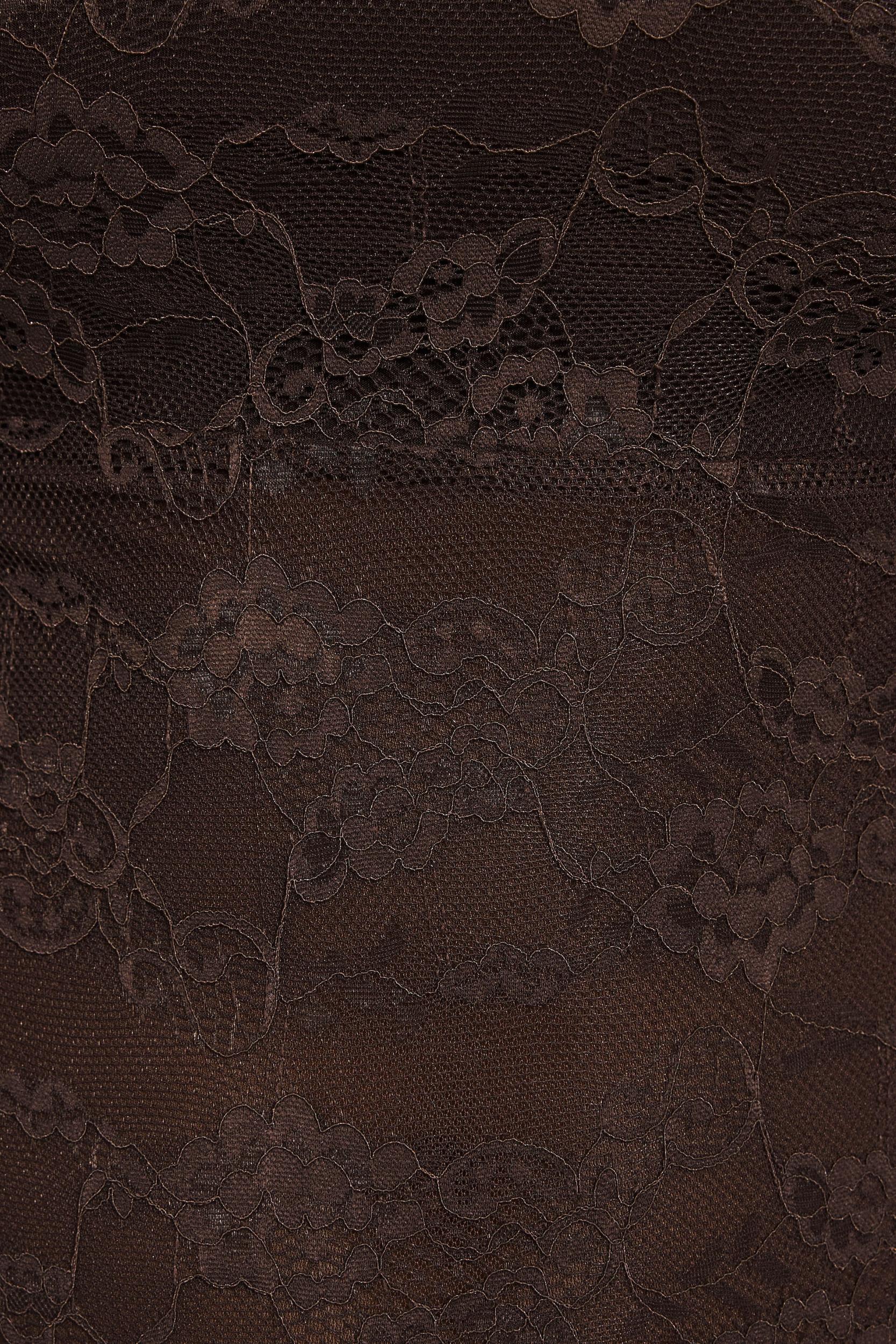 Plunge Ruched Mesh Top Product Image