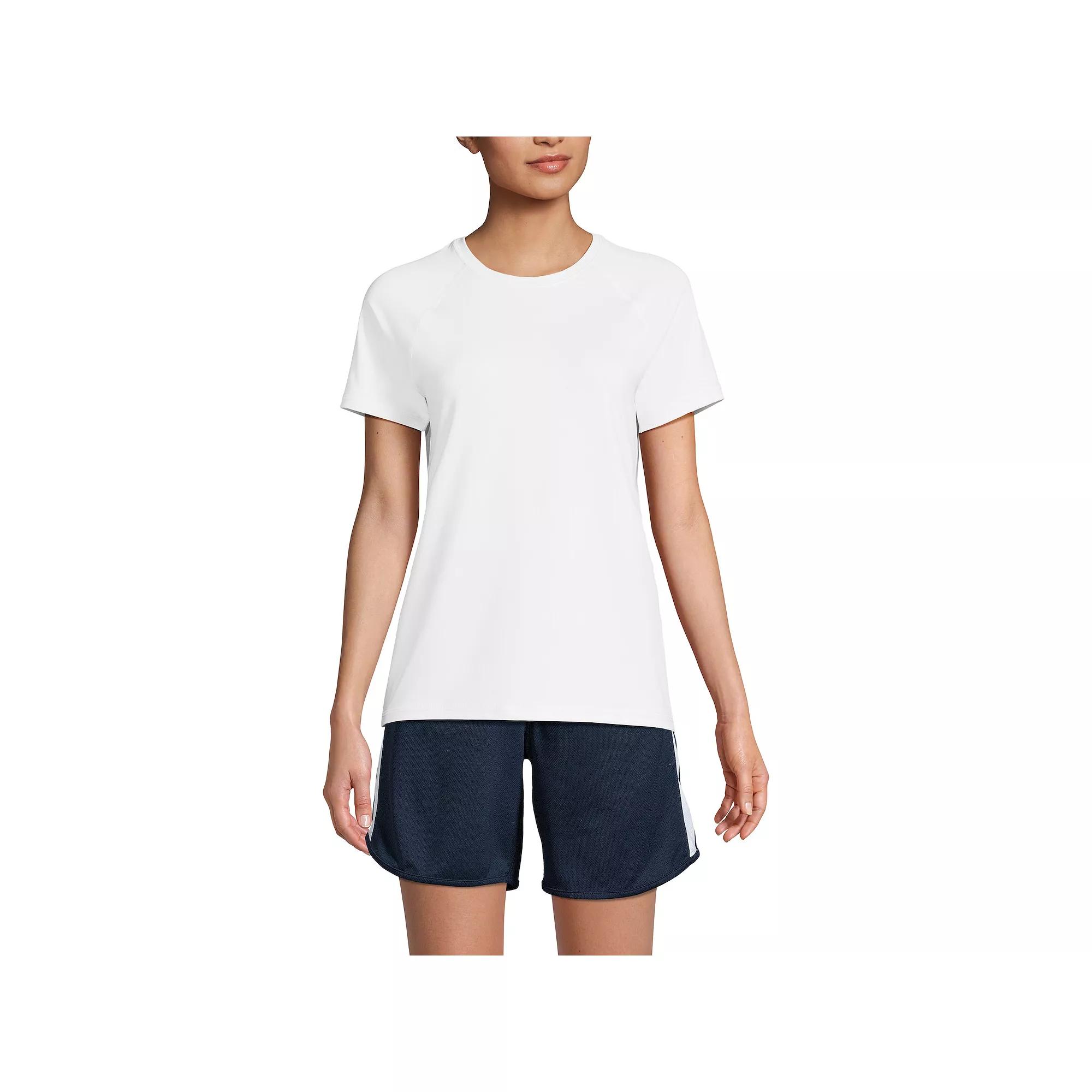 Women's Lands' End School Uniform Short Sleeve Active Tee,  Product Image