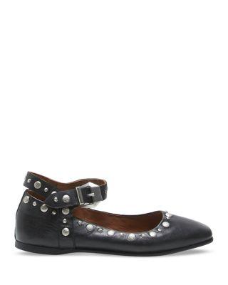 Women's Mystic Ankle Strap Mary Jane Studded Flats Product Image