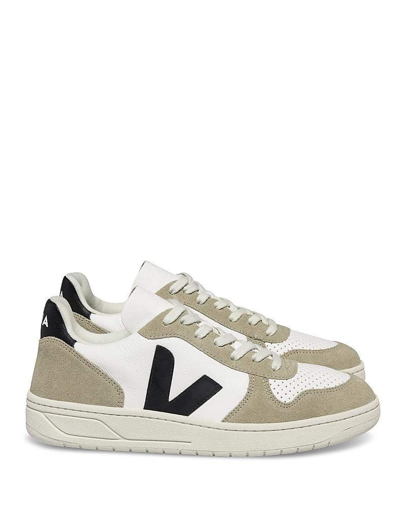 Veja Mens V-10 Low Top Mesh and Suede Sneakers Product Image