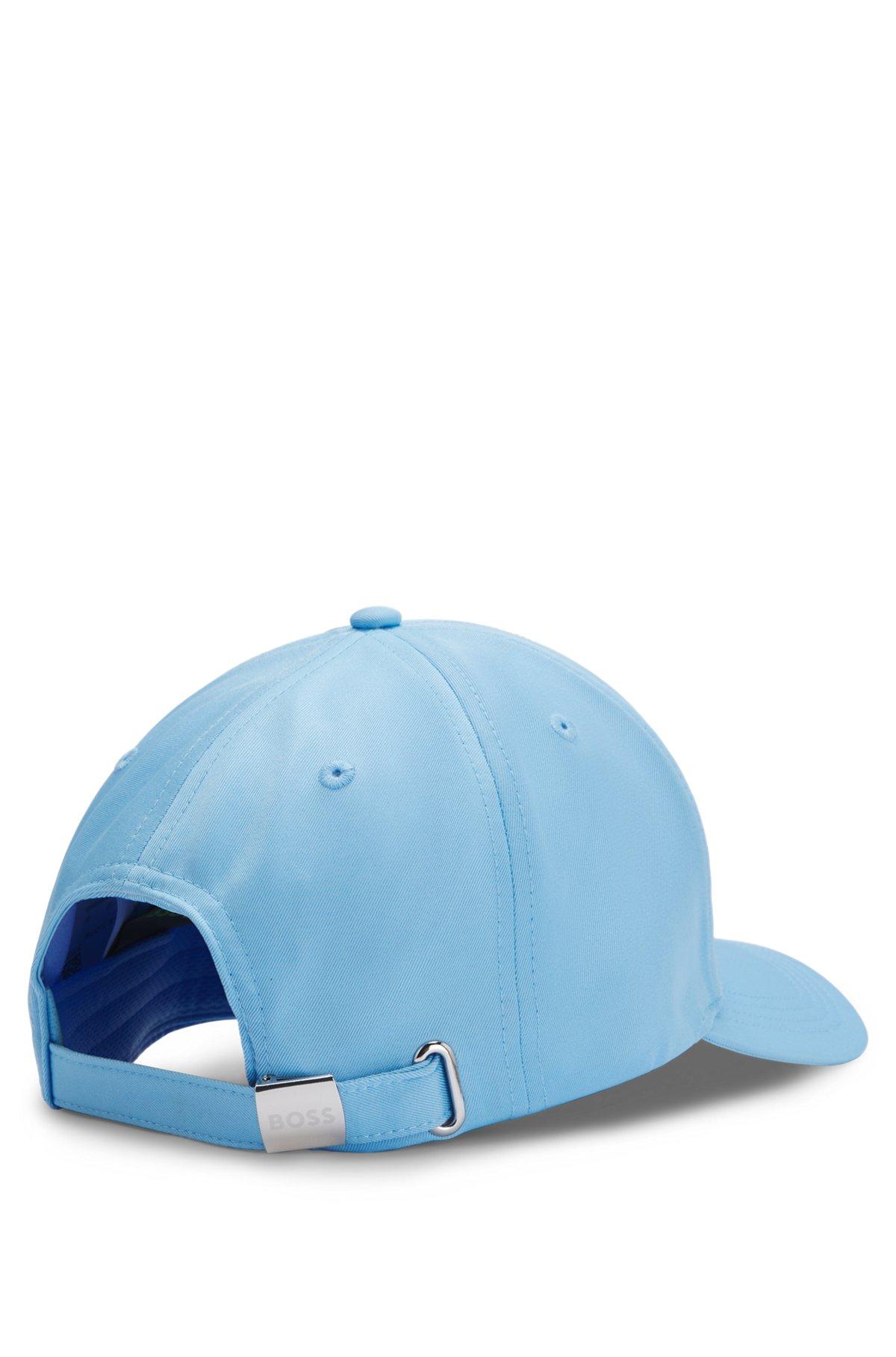 Logo cap in lustrous twill with country-flag badge Product Image