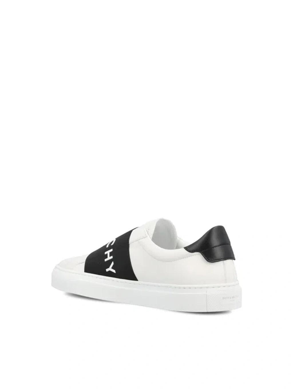 GIVENCHY Urban Street Sneakers In Leather With Elastic Band In Multi Product Image
