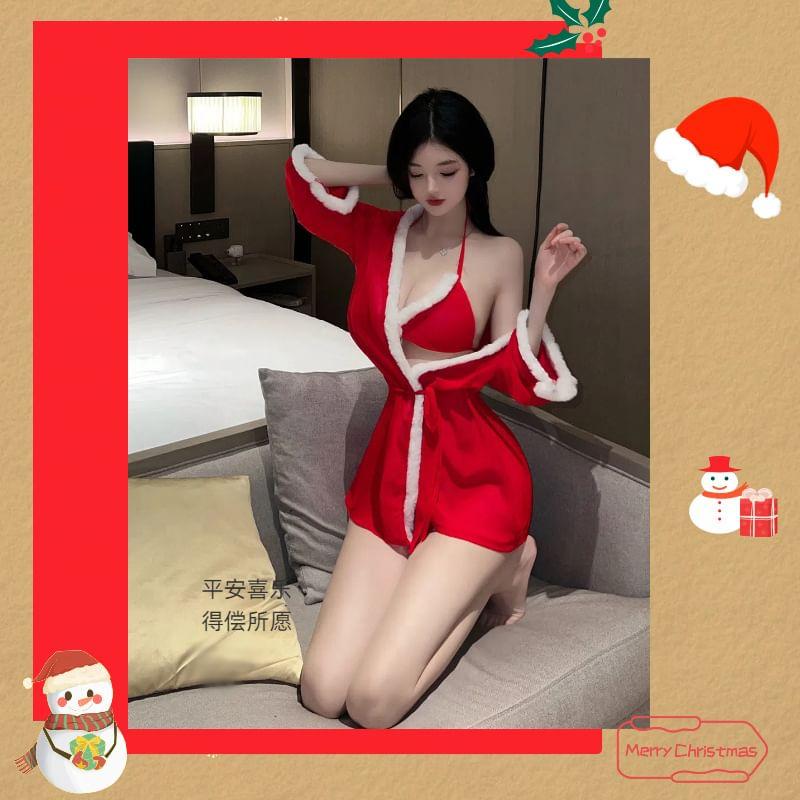 Santa Claus Lingerie Costume Set Product Image