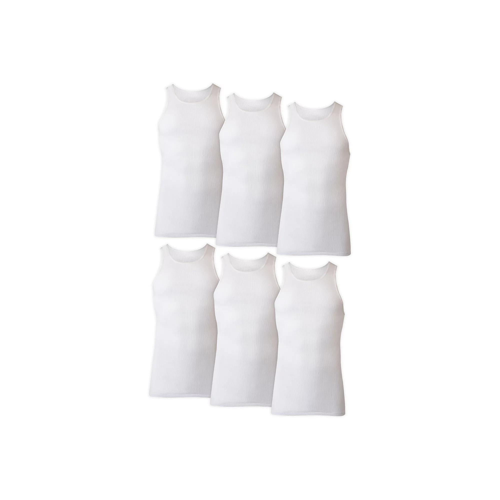 Men's Hanes® Ultimate 5+1 Bonus Pack ComfortSoft Cotton Blend Tank Top Undershirt,  Product Image
