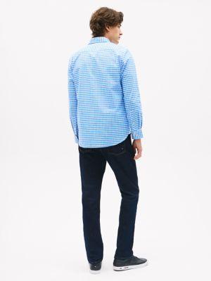 Regular Fit Gingham Oxford Shirt Product Image