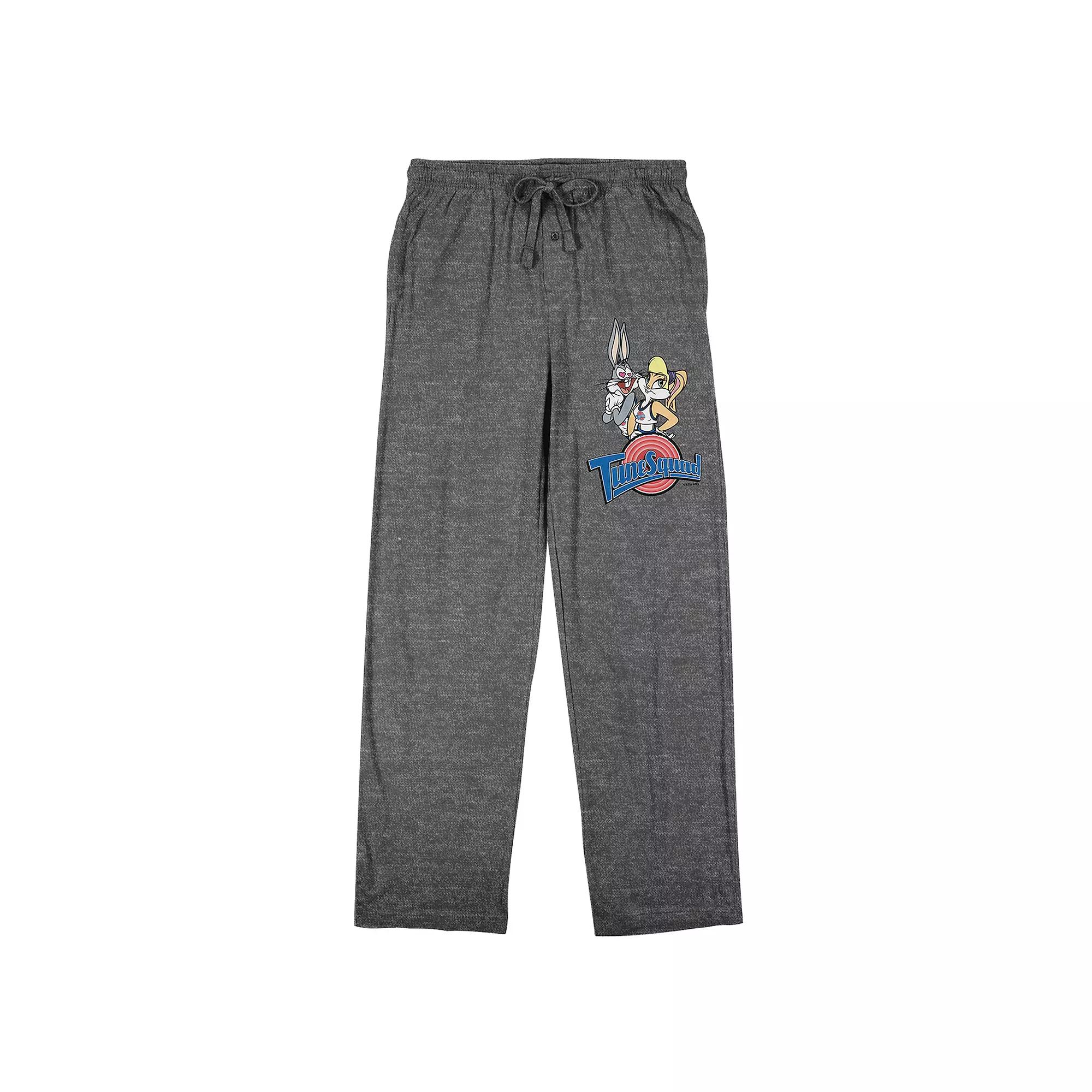 Men's Space Jam (1996) Tune Pajama Pants, Size: Large, Gray Product Image