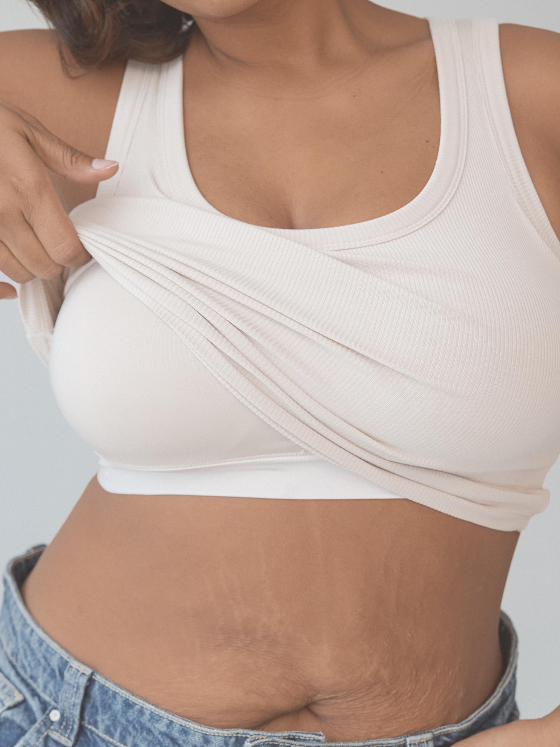 Bamboo Scoop Neck Brami Tank (Crop) Product Image