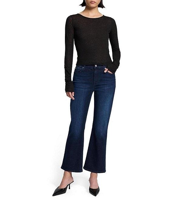 7 For All Mankind Daisy Ankle Boot Denim Jeans Product Image