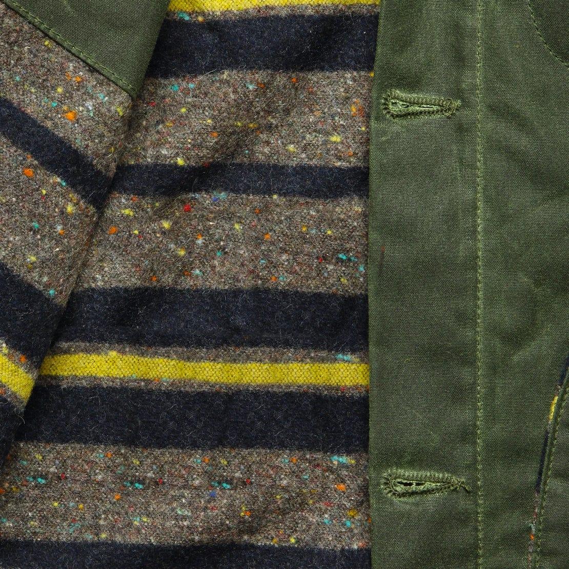 Supply Jacket - Blanket Lined Waxed Olive Ridgeline Product Image