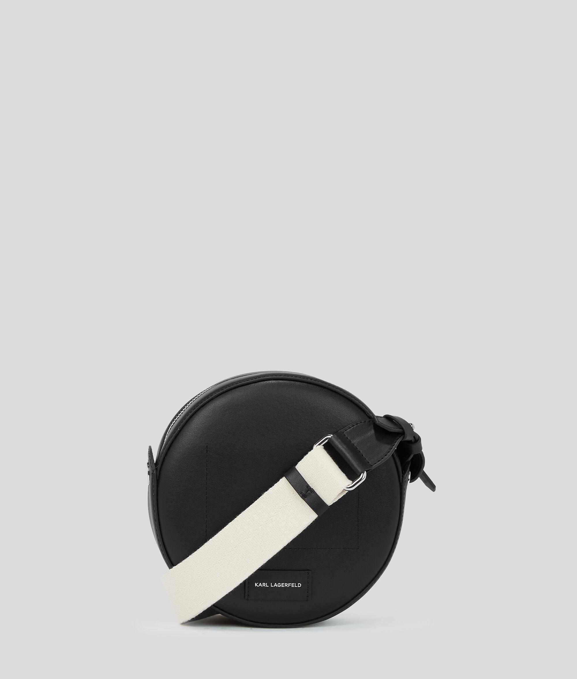 K/CIRCLE ROUND PERFORATED LOGO CROSSBODY BAG Product Image