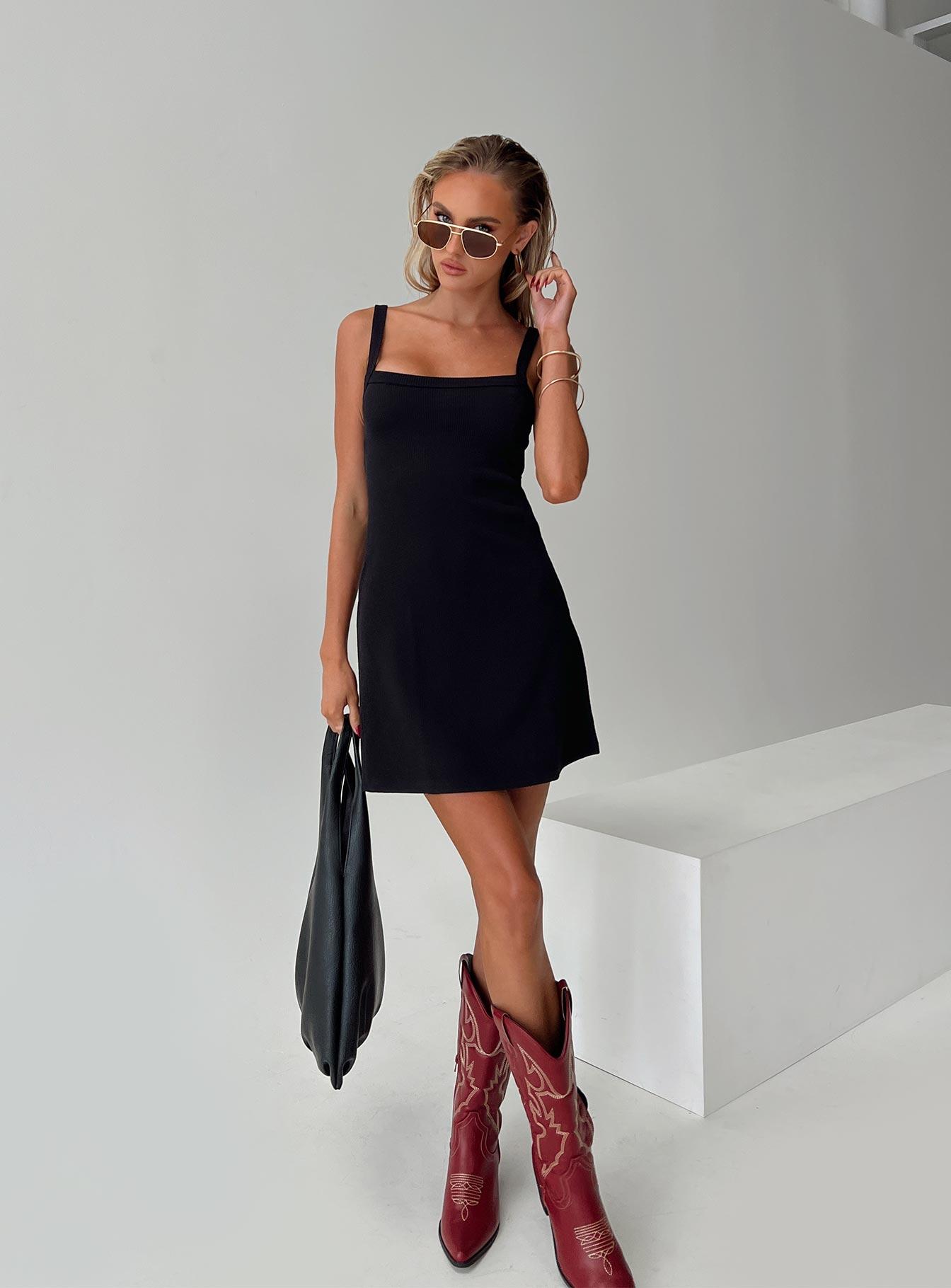 De Santis Mini Dress Black Product Image