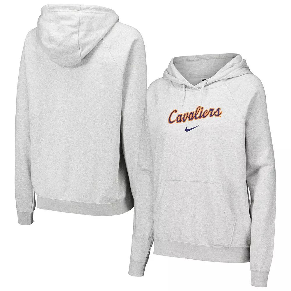 Women's Nike Gray Virginia Cavaliers Varsity Pullover Hoodie,  Product Image