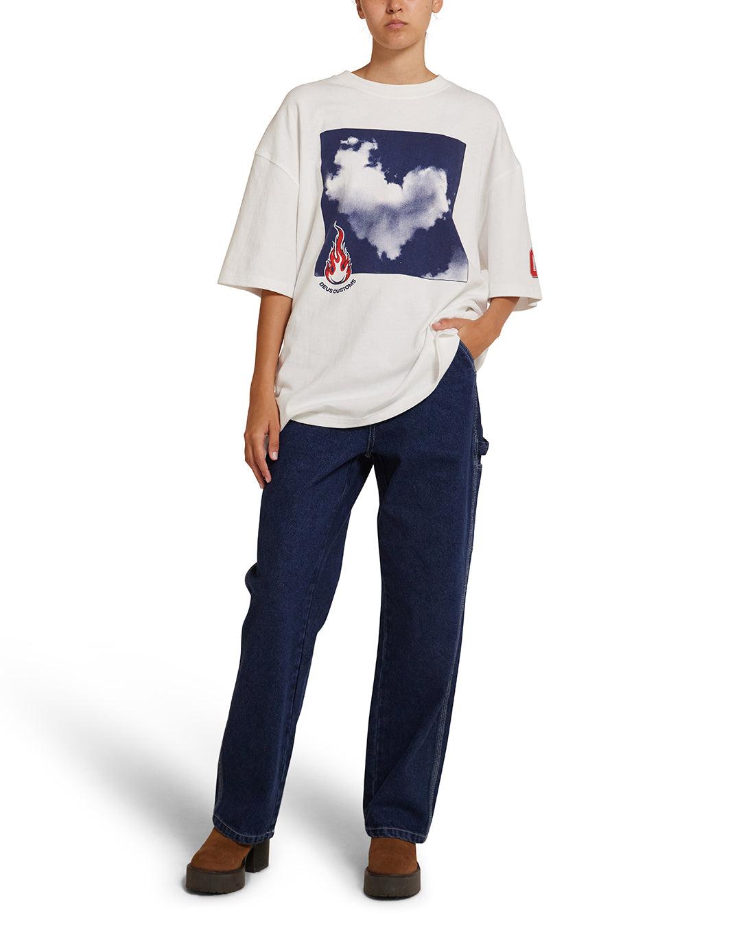 Puffy Love Tee - Vintage White Product Image