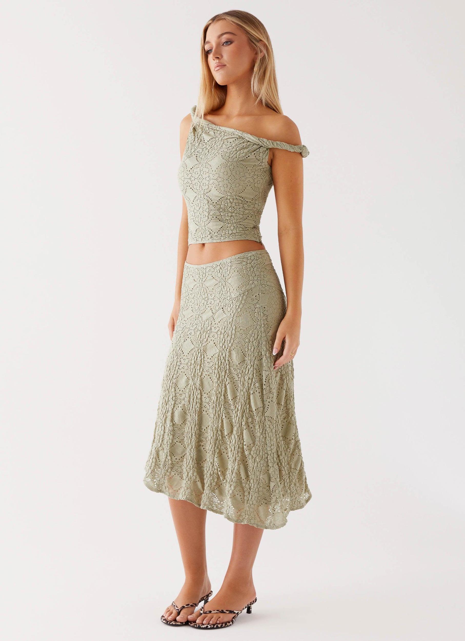 Diamond Sky Top - Sage Product Image